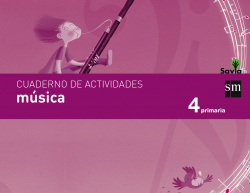 Cuaderno música 4º primaria Savia