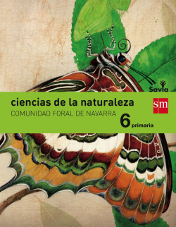 Ciencias naturales 6º primaria Savia integrado *Navarra*