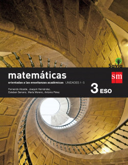 Matemáticas B trimestral Orientadas a las Enseñanzas Académicas MURCIA- SAVIA-15