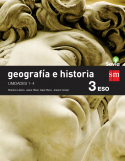 Geografía e historia 3ºeso Savia trimestral *Murcia*