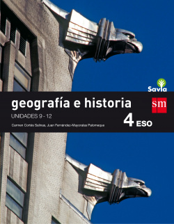 Geografía historia 4º eso trimestral savia 2016
