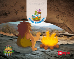 A les cavernes 3 anys 3º trimestre Projecte Explora 2017