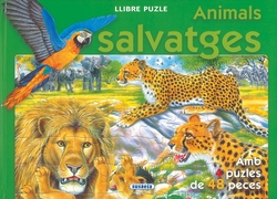 Animals salvatges (Llibre puzle 48 peces)