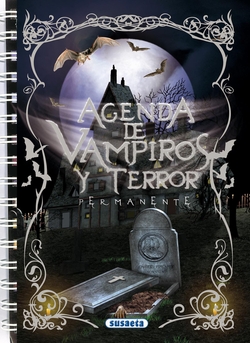 Agenda escolar permanente vampiros y terror