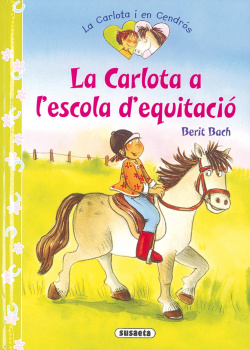 La Carlota a l´escola d´equitació