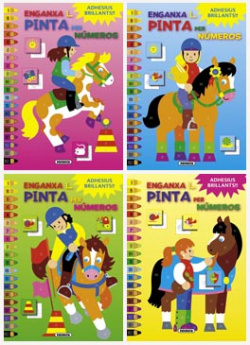 Enganxa i pinta per numeros