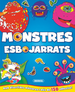 Monstres esbojarrats amb mascares i adhesius