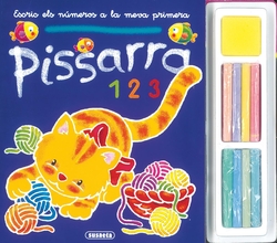 Escric els números a la meva primera pissarra