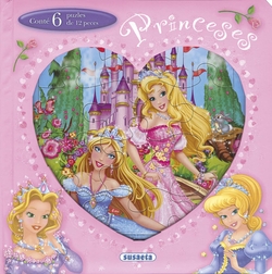 Princeses. Llibre puzle 12 peces