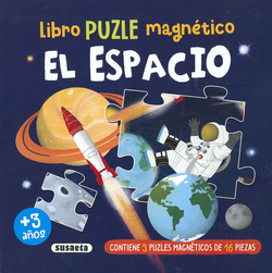 Libro puzle magnético. El espacio