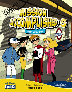 English 5. Mission Accomplished. Express. *ANDALUCIA*