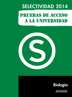 Selectividade biología 2014