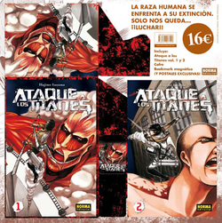 Pack especial ataque titanes