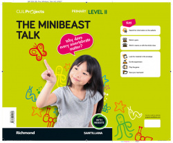 CLIL PROJECTS NIVEL II INVERTEBRATES ED19
