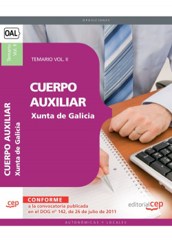 II.Cuerpo Auxiliar Xunta Galicia