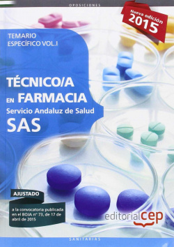 Técnico/a farmacia Servicio Andaluz Salud:temario específico