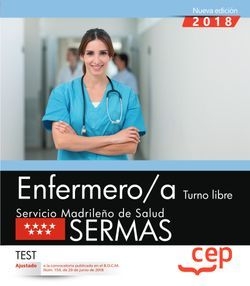 Enfermero/a. Turno libre. Servicio Madrileño de Salud (SERMAS). Test