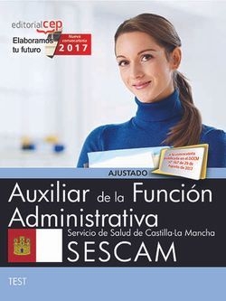 Auxiliar de la Función Administrativa. Servicio de Salud de Castilla-La Mancha (