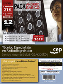 Pack. Técnico Especialista Radiodiagnóstico. Servicio vasco de salud-Osakidetza.
