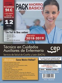 PACK AHORRO BASICO TECNICO EN CUIDADOS AUXILIARES ENFEMERIA