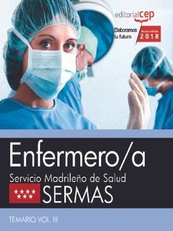 Enfermero/a. Promoción interna. Servicio Madrileño de Salud (SERMAS). Temario Vo