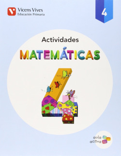 Cuaderno matemáticas 4ºprimaria. Aula activa. Trimestral