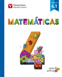 MATEMATICAS 4 PRIMARIA ANDALUCIA LIBROS 1 2 3 AULA ACTIVA