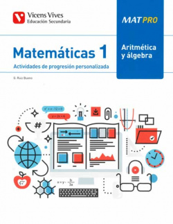 CUADERNO "MAT PRO" MATEMÁTICAS 1ºESO. ARITMÈTICA Y ÁLGEBRA 2019