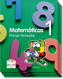 MATEMATICAS 1º.PRIM (PIXEL) TRIMESTRES
