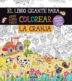 LIBRO GIGANTE PARA COLOREAR LA GRANJA