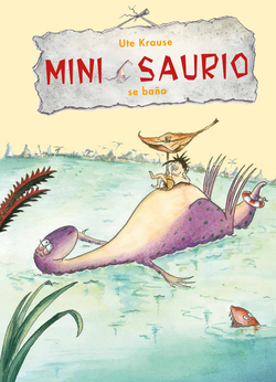 MINI SAURIO SE BAÑA