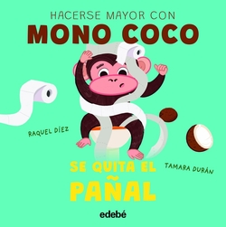 Mono coco se quita el pañal