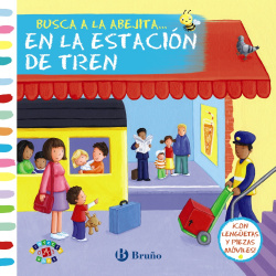 Busca a la abejita...en la estación de tren