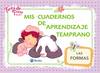 Tarta de Fresa baby. Las formas, cuasdernos de aprendizaje