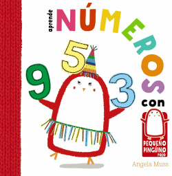 Aprende números con el pequeño pingüino rojo