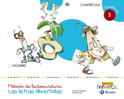Letras divertidas cuaderno 3. Cuadrícula 4 años