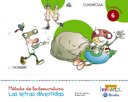Letras divertidas cuaderno 6. Cuadrícula 5 años