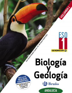 Generación B Biología y Geología 1 ESO Andalucía 3 volúmenes