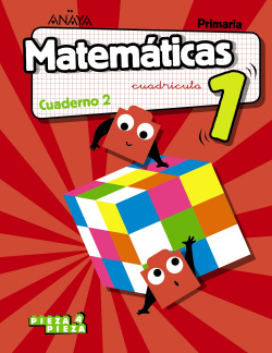 CUADERNO MATEMÁTICAS 2-1ºPRIMARIA. CUADRÍCULA. PIEZA A PIEZA