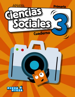 CUADERNO CIENCIAS SOCIALES 3ºPRIMARIA. PIEZA A PIEZA. CANTABRIA, CASTILLA LA MANCHA, CEUTA, LA RIOJA, MELILLA, NAVARRA