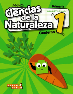 CUADERNO CIENCIAS NATURALEZA 1ºPRIMARIA. CUADRÍCULA. PIEZA A PIEZA