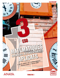Matemàtiques orientades als ensenyaments aplicats 3.