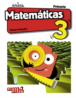 MATEMÁTICAS 3ºPRIMARIA. TRIMESTRAL. PIEZA A PIEZA +TALLER RESOLUCIÓN PROBLEMAS. ANDALUCÍA 2019