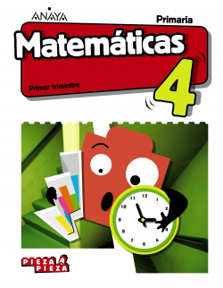 MATEMÁTICAS 4ºPRIMARIA. TRIMESTRAL. PIEZA A PIEZA +TALLER RESOLUCIÓN PROBLEMAS. ANDALUCÍA 2019