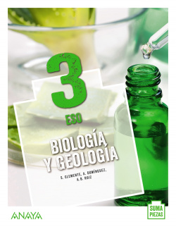 Biología y Geología 3. (Colegios Bilingües)