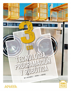 Tecnología, Programación y Robótica 3.