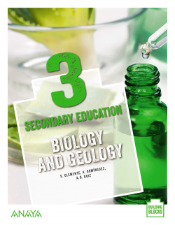 Biology and Geology 3. Student's Book