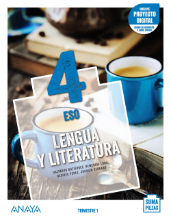 ESO 4 LENGUA Y LITERATURA (AND). (TRIMESTRES) + TALLER COMPRENSIÓN ORAL. 2021