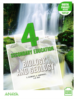 Biology and Geology 4. Student's Book + De cerca