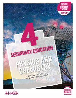 Physics and Chemistry 4. Student's Book